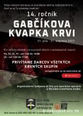 14. ročník GABČÍKOVA KVAPKA KRVI
